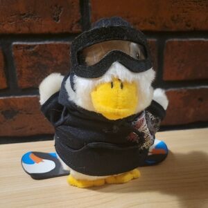 Aflac Snowboarder Themed Duck Plush Toy